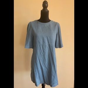 Zara Denim Dress Sz L